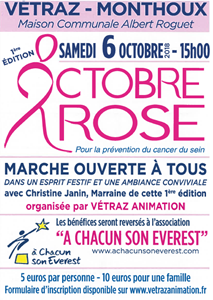 Journée d’action pour Octobre Rose - VETRAZ MONTHOUX